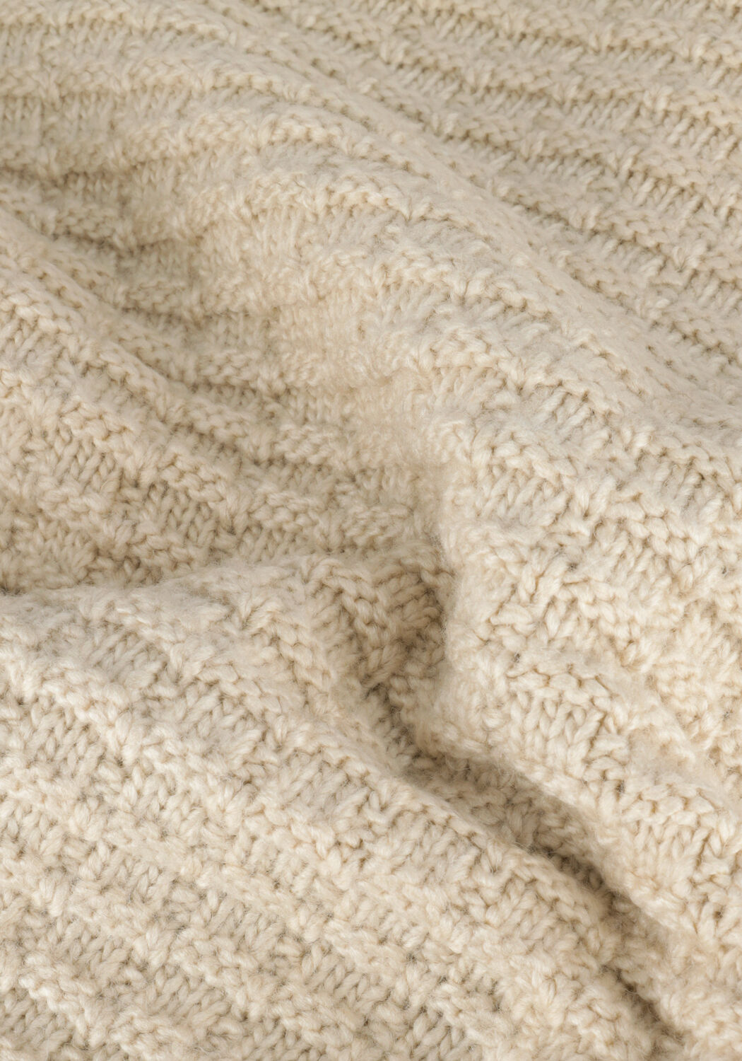 PME LEGEND Gilet ZIP JACKET HEAVY KNIT MIXED YARN Blanc - large