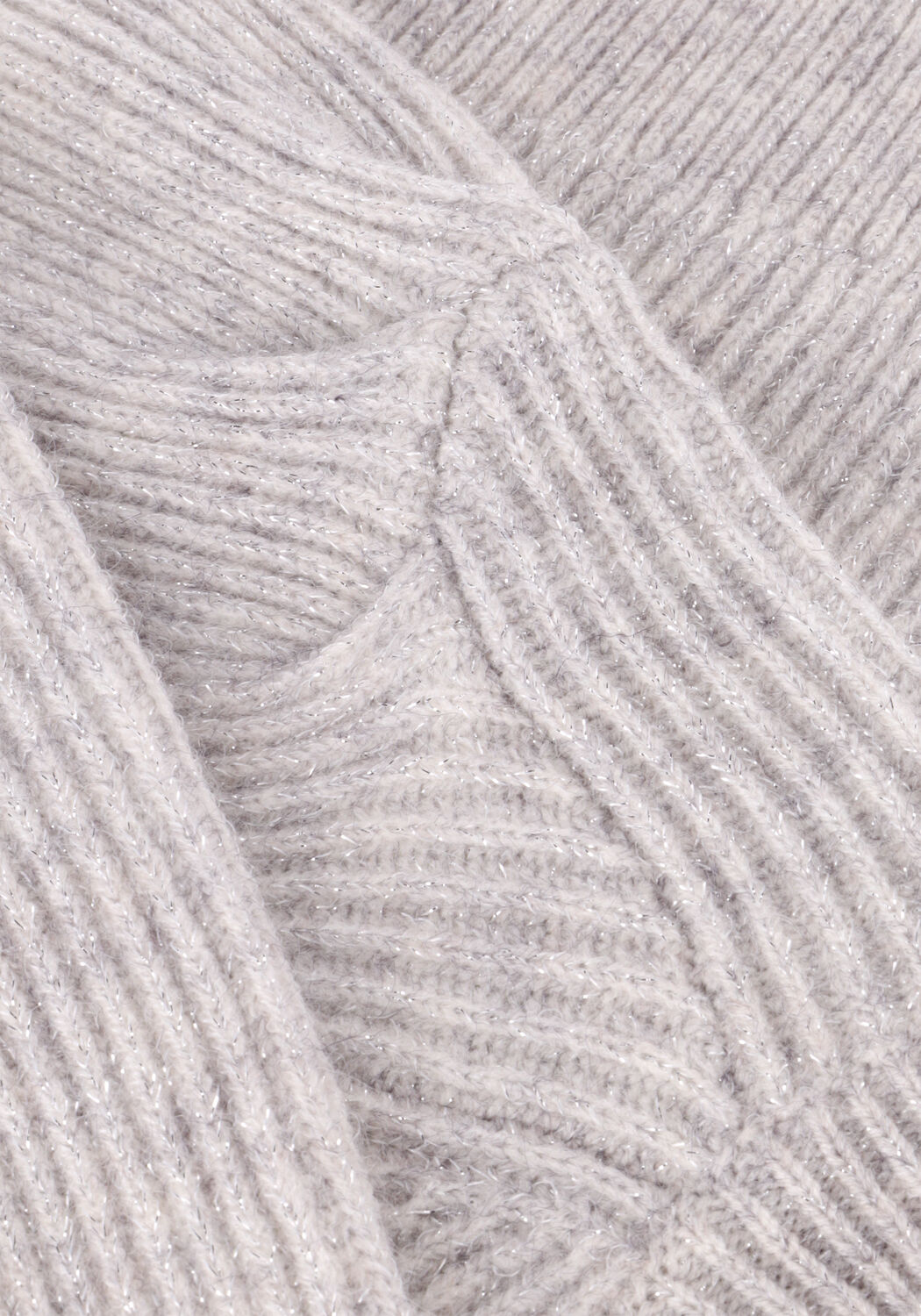Grijze NUKUS Trui FANCY PULLOVER SLEEVE - large