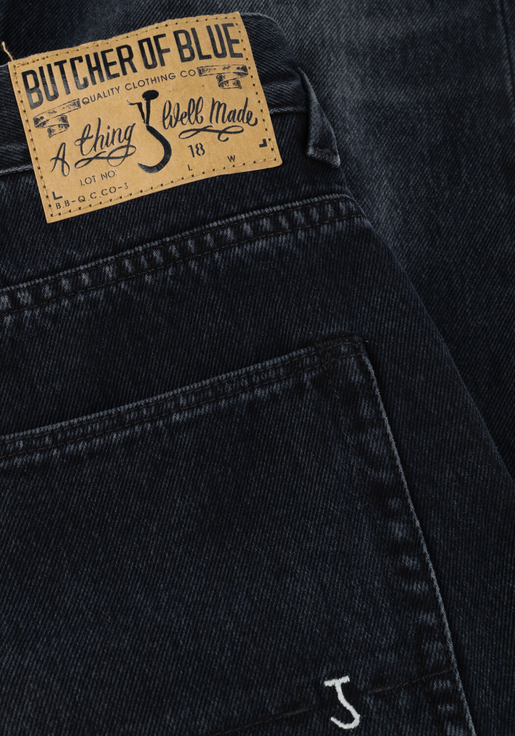 BUTCHER OF BLUE Straight leg jeans STOCKTON STRAIGHT DARK NIGHT Bleu fonc&eacute; - large