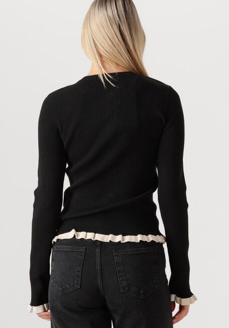 Zwarte Y.A.S. Vest YASFLOMA LS KNIT PULLOVER - large