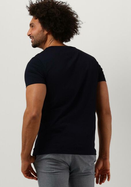Donkerblauwe TOMMY HILFIGER T-shirt BRAND LOVE SMALL LOGO TEE - large
