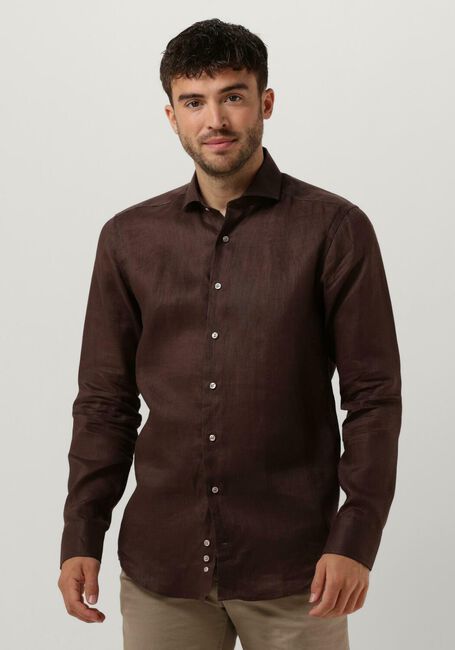 PORTO MILANO Chemise classique LAGOS en marron - large