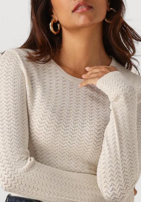 SELECTED WOMEN Pull SLFNAJA TIGHT LS KNIT O-NECK Crème - large
