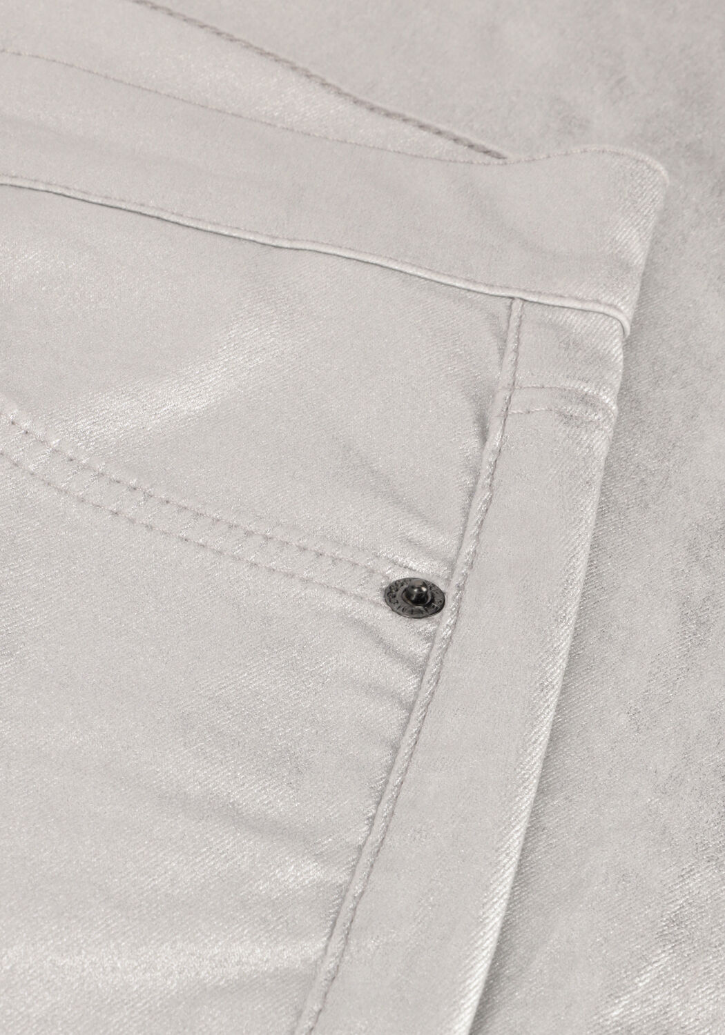 CO'COUTURE Pantalon large SILVER STRAIGHT HIP JEANS en argent - large