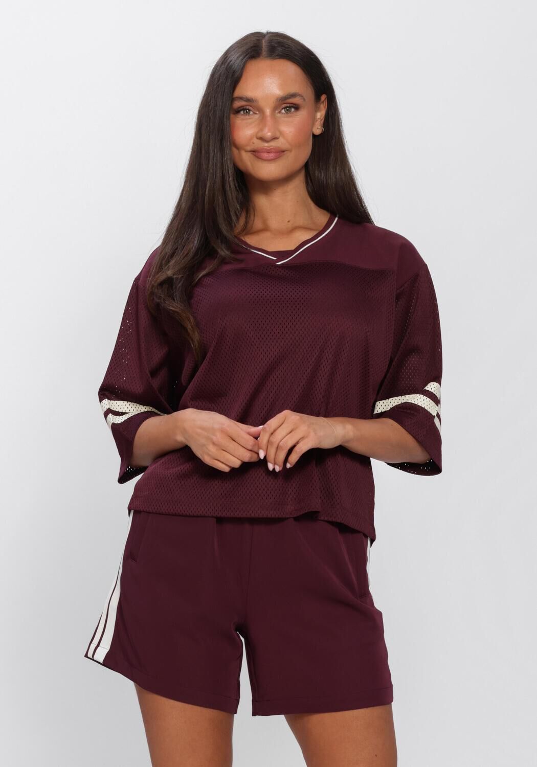 CATWALK JUNKIE FOOTBALL JERSEY Hauts & T-shirts en rouge - large