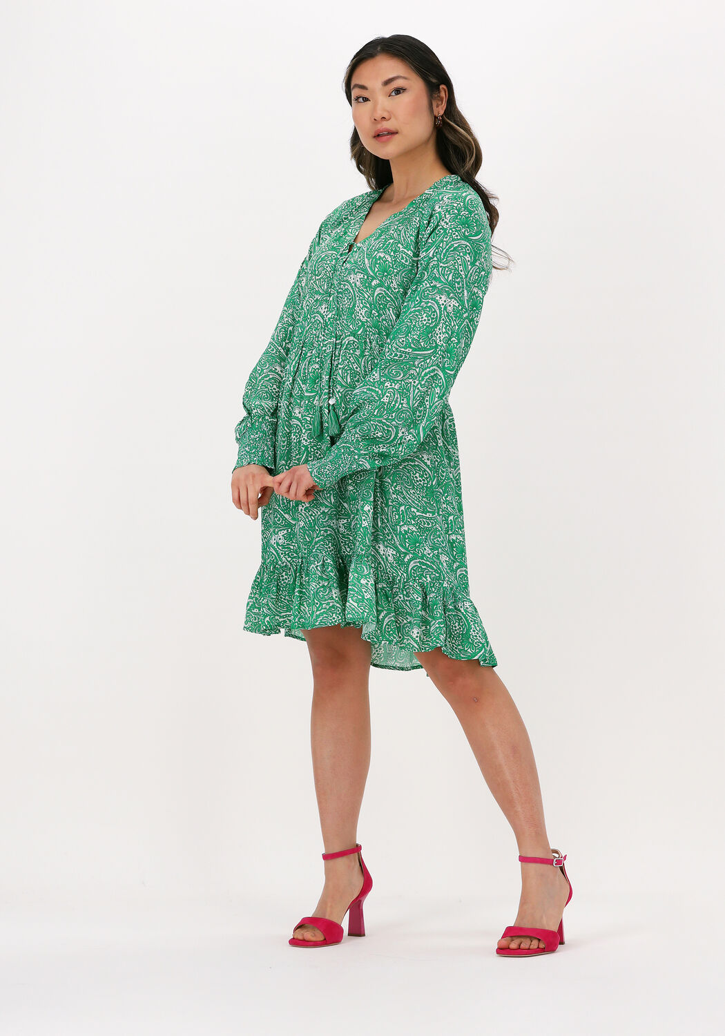 Groene MOLIIN Mini jurk LILIAN Omoda