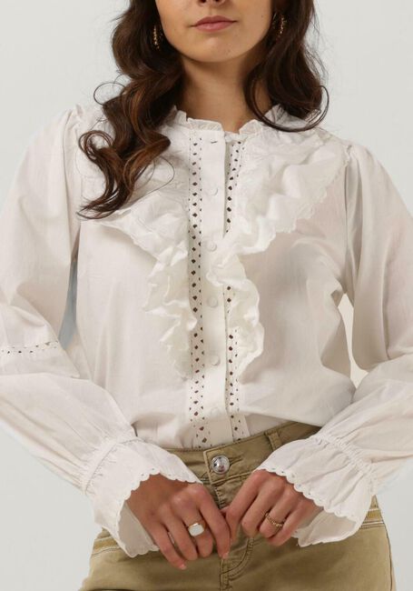 Witte Y.A.S.  YASSCLARA LS SHIRT - large