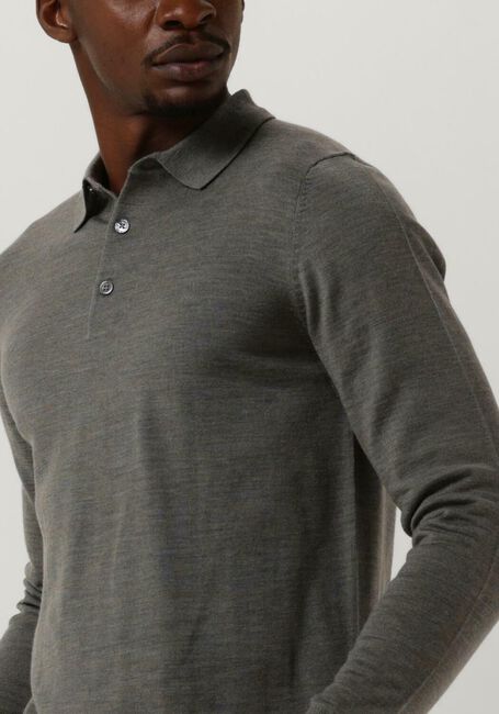 PROFUOMO Polo POLO LONGSLEEVE en vert - large
