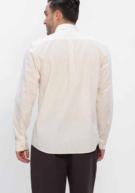 Ecru LES DEUX Casual overhemd KONRAD COTTON LINEN SHIRT - large