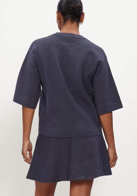 MSCH COPENHAGEN Pull MSCHAGATHA EAST 3/4 PULLOVER Bleu fonc&eacute; - large