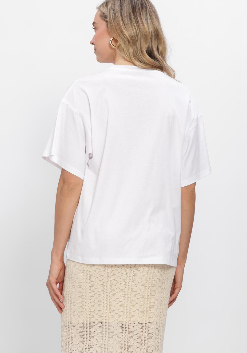 MSCH COPENHAGEN MSCHKINSEY MELEA TEE Hauts & T-shirts en blanc - large