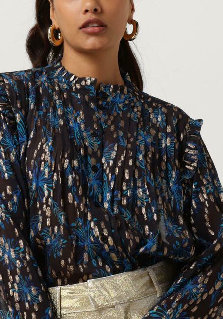 Donkerblauwe CIRCLE OF TRUST  MALLORY BLOUSE - large