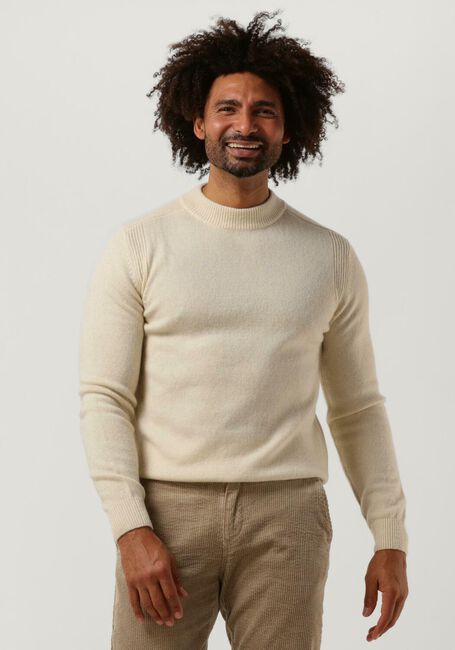 ANERKJENDT Pull AKRICO LAMBSWOOL KNIT Écru - large