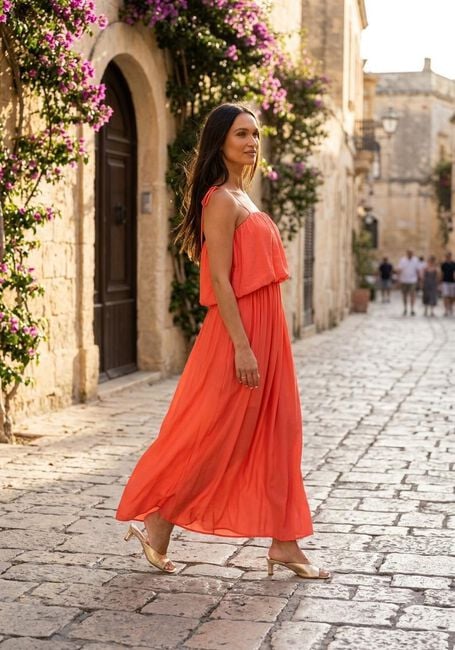 NEMA N261 Robes en orange - large