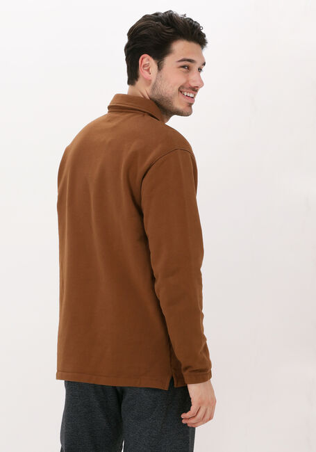 Bruine SELECTED HOMME Trui SLHRELAXREID HALF ZIP SWEAT W - large
