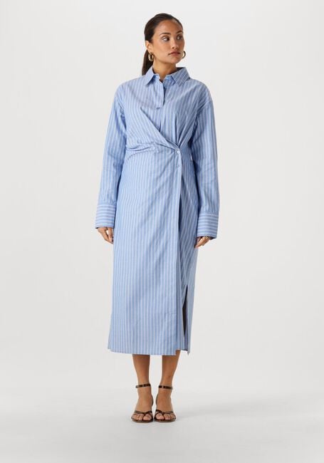 WITHBLACK WBLMESA STRIPED LS MIDI DRESS Robes en bleu - large