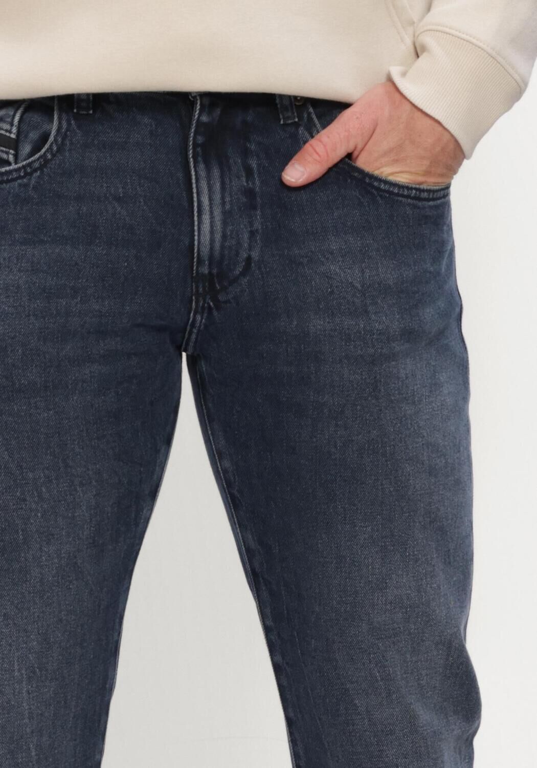 DIESEL Straight leg jeans 2019 D-STRUKT Bleu fonc&eacute; - large