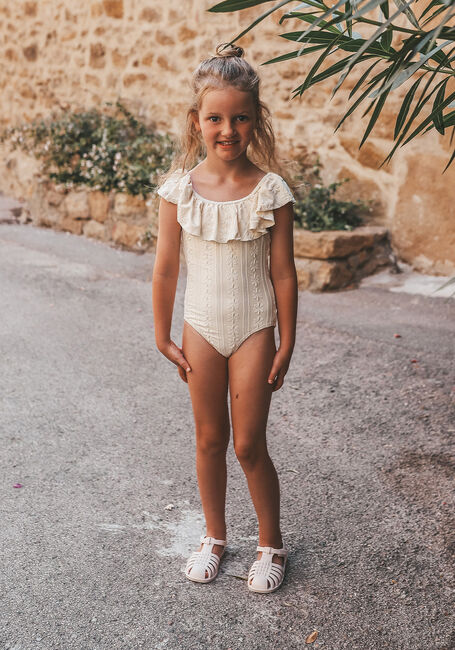 Creme SALTED STORIES Zwemkleding ANGLAISE SWIMSUIT - large