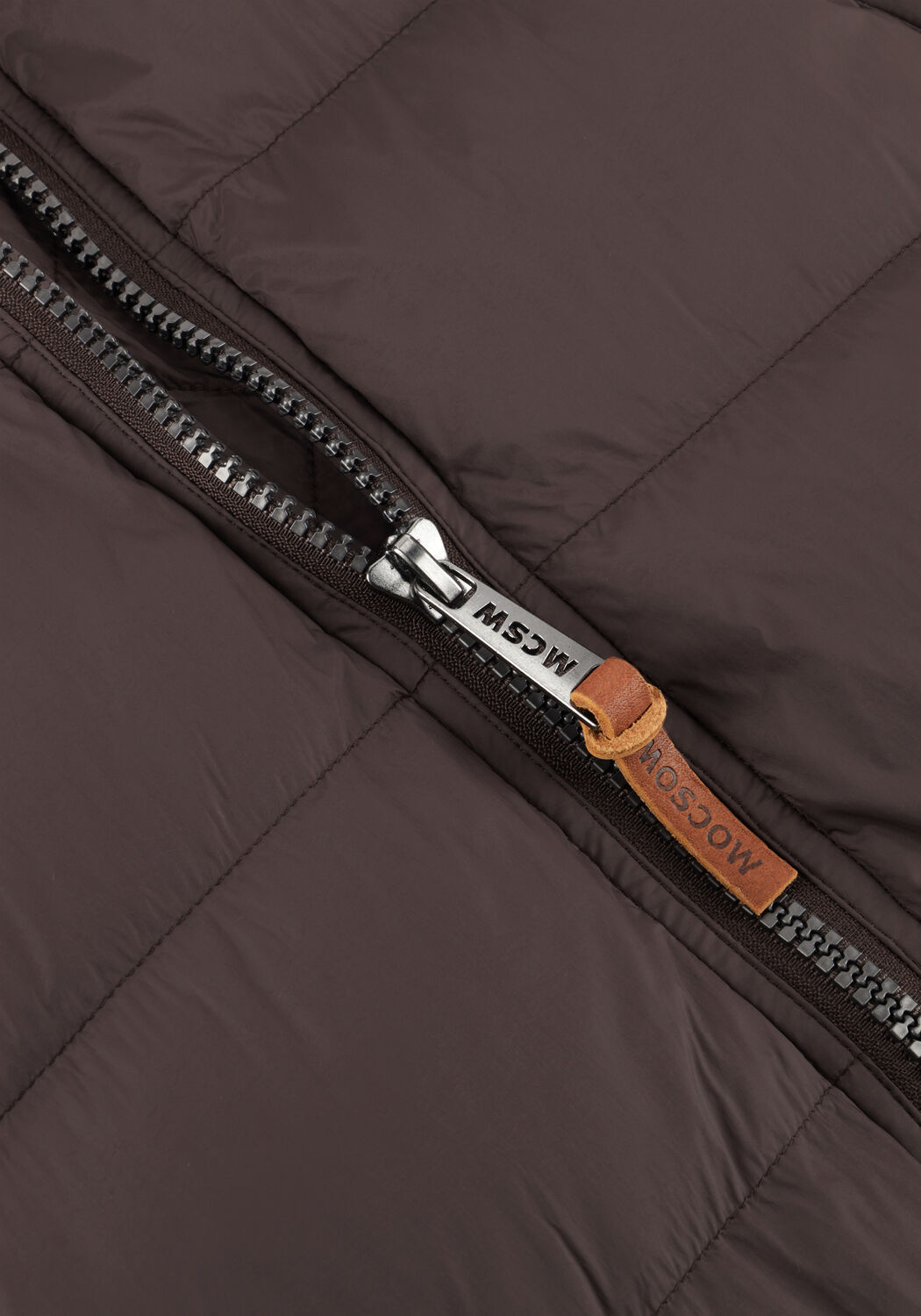 MOSCOW Veste matelass&eacute; 12-08 BRANDY LONG en taupe - large