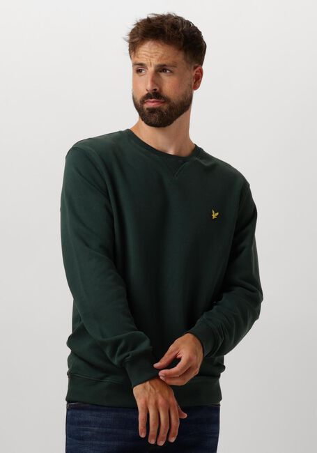 LYLE & SCOTT Pull CREW NECK en vert - large