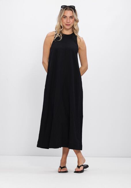 SELECTED WOMEN Robe maxi SLFLUISA RELAXED LINEN BLEND DRESS en noir - large