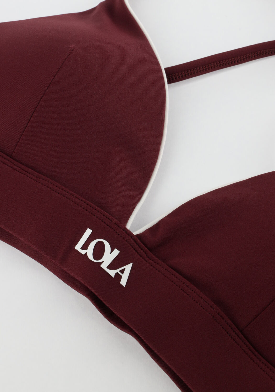 THE LOLA CLUB Haut DEMI Bordeaux - large