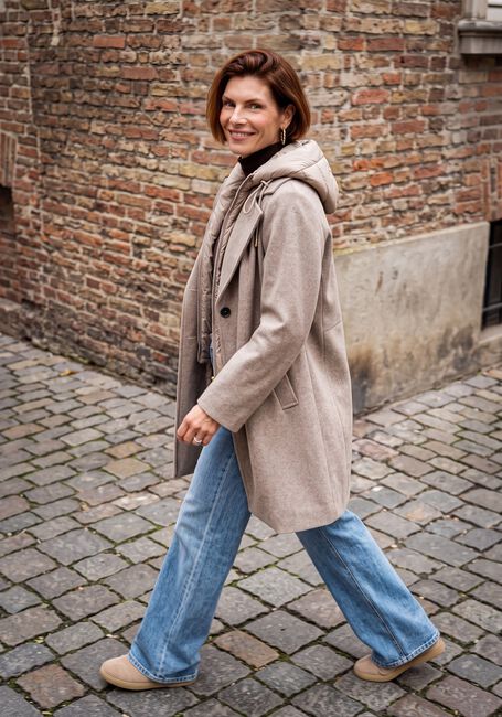 BEAUMONT Manteau ELVIRA COAT en beige - large