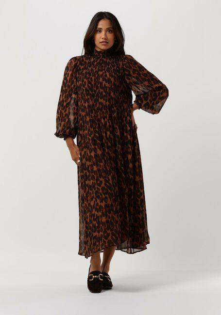 MINUS Robe midi MIA SMOCK LONG DRESS 1 en marron - large