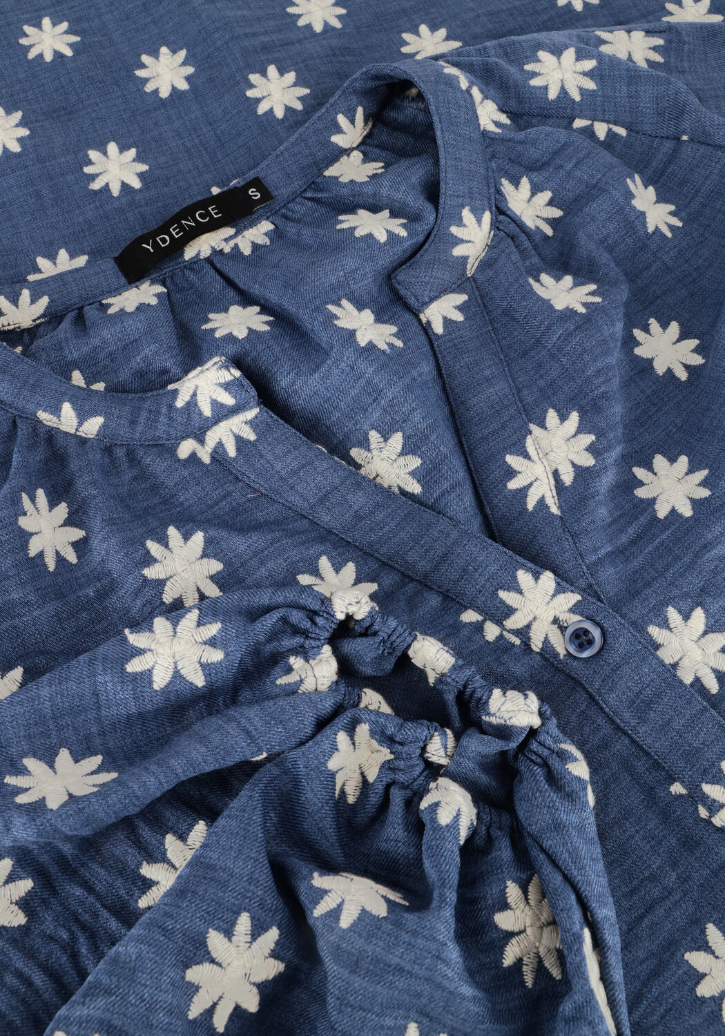 Blauwe YDENCE Midi jurk DRESS CASEY - large