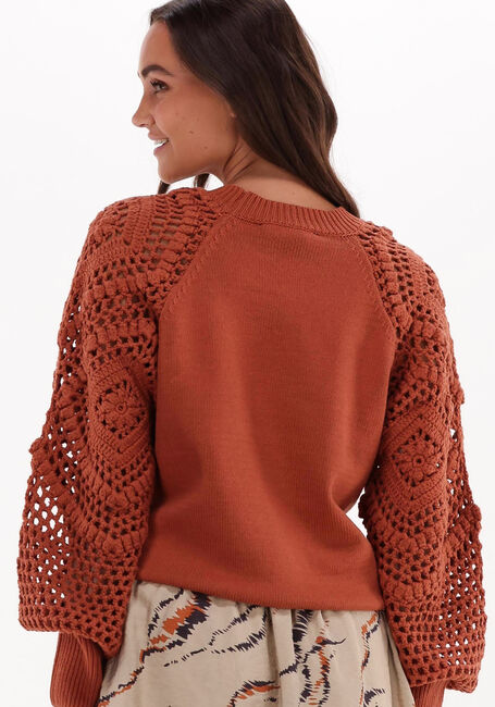 MINUS Pull TALINA KNIT PULLOVER en marron - large