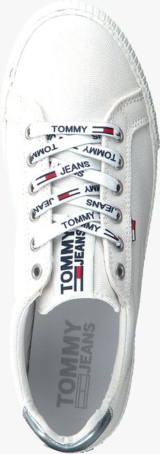 Witte TOMMY HILFIGER Lage sneakers JEANS CASUAL - large