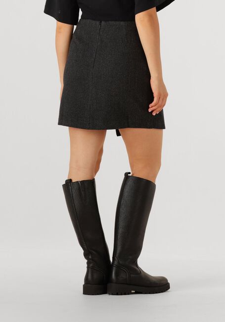 Donkergrijze NEO NOIR Rokken MARISI HERRINGBONE SKIRT - large