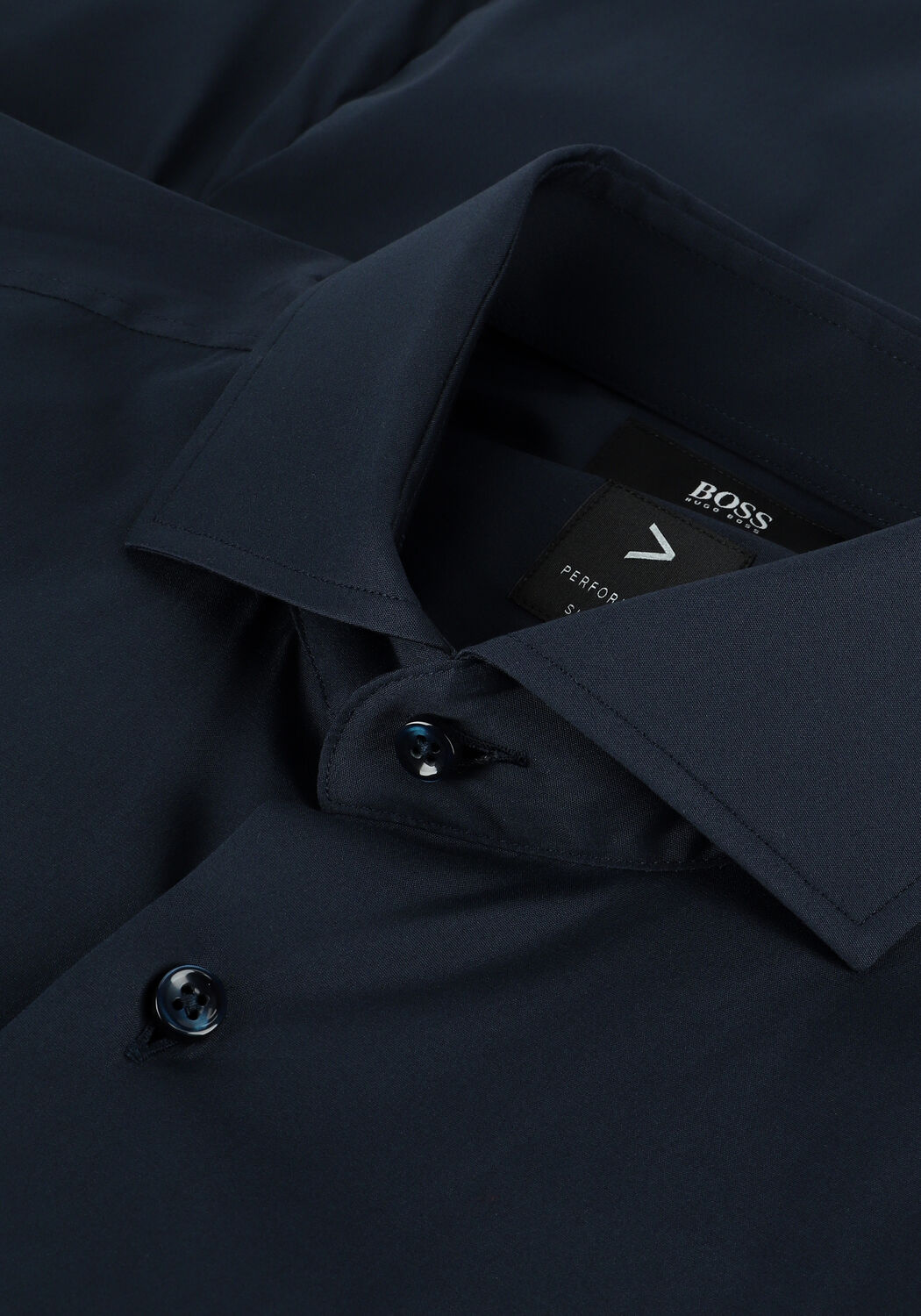 Donkerblauwe BOSS BLACK Klassiek overhemd P-HANK-SPREAD-214 10151300 01 - large