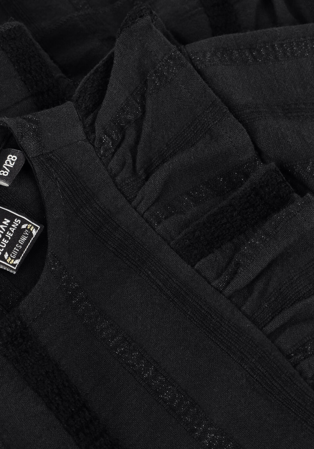 INDIAN BLUE JEANS Mini robe RUFFLE DRESS SPARKLE en noir - large