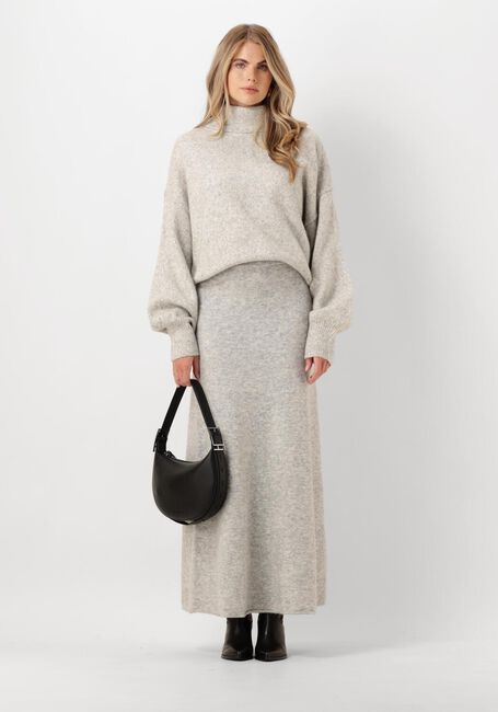 AIMEE THE LABEL Jupe maxi CARLAA Gris clair - large