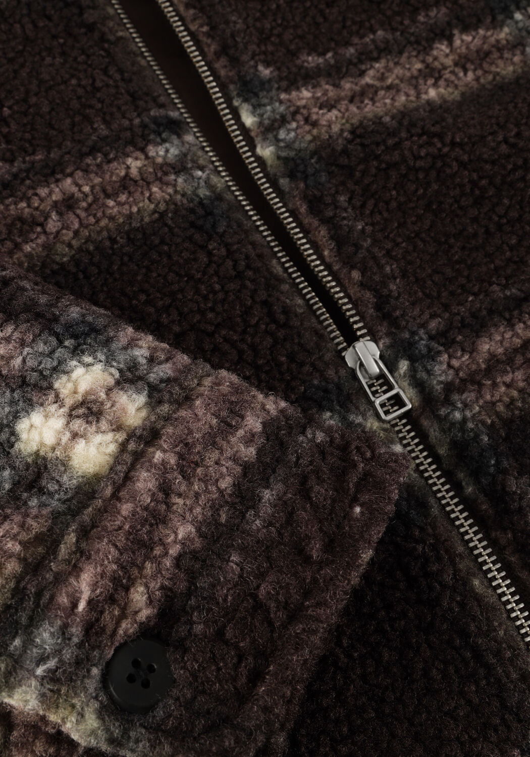 FOR&Eacute;T Jack CABIN ZIP FLEECE en marron - large