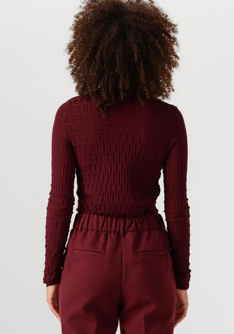 Bordeaux Y.A.S. Trui YASTRIXO LS KNIT PULLOVER - large