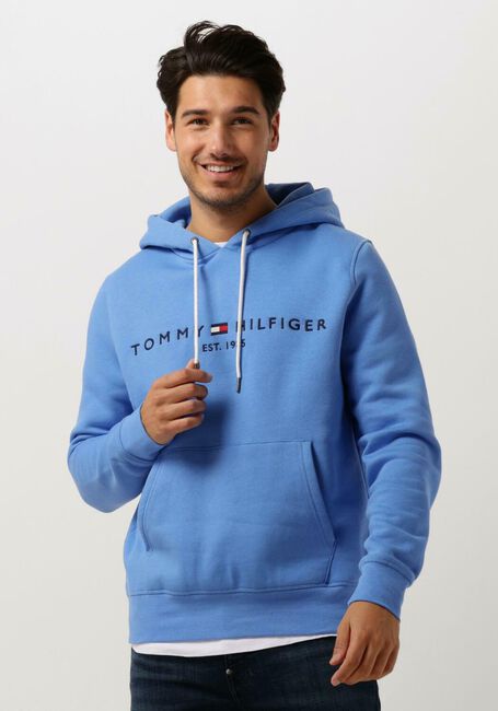 TOMMY HILFIGER Chandail TOMMY LOGO HOODY en bleu - large