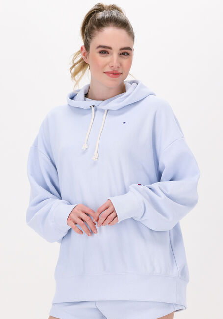 CHAMPION Pull HOODED SWEATSHIRT DMS PLAIN Bleu clair - large