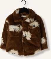 Bruine Sproet & Sprout Jassen TEDDY JACKET DOG PRINT Bruine Sproet & Sprout Jassen TEDDY JACKET DOG PRINT - medium