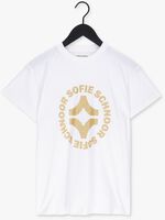 SOFIE SCHNOOR T-shirt SAGE en blanc