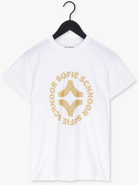 SOFIE SCHNOOR T-shirt SAGE en blanc - large