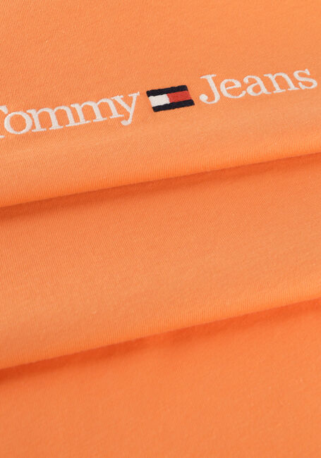 TOMMY JEANS T-shirt TJM CLASSIC LINEAR LOGO TEE en orange - large