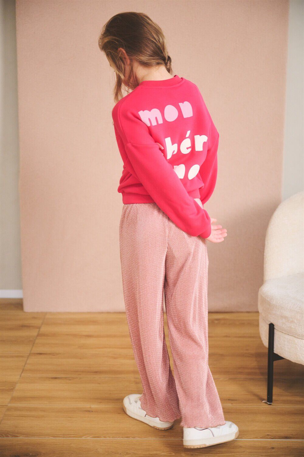 Roze NONO Sweater KONONO LOGO SWEATER - large