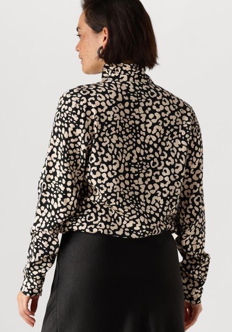 ANOTHER LABEL JUME ANIMAL BLACK SHIRT Blouses en noir - large