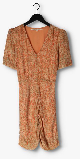 SECOND FEMALE Mini robe MORA MINI DRESS en orange - large