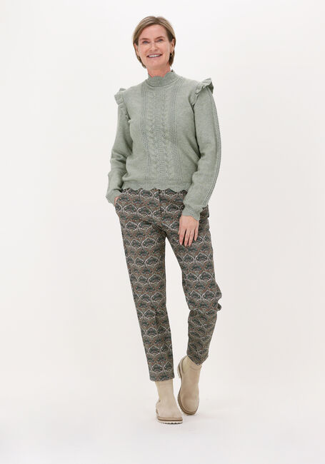 Groene OBJECT Trui OBJPORTIA KNIT L/S PULLOVER - large