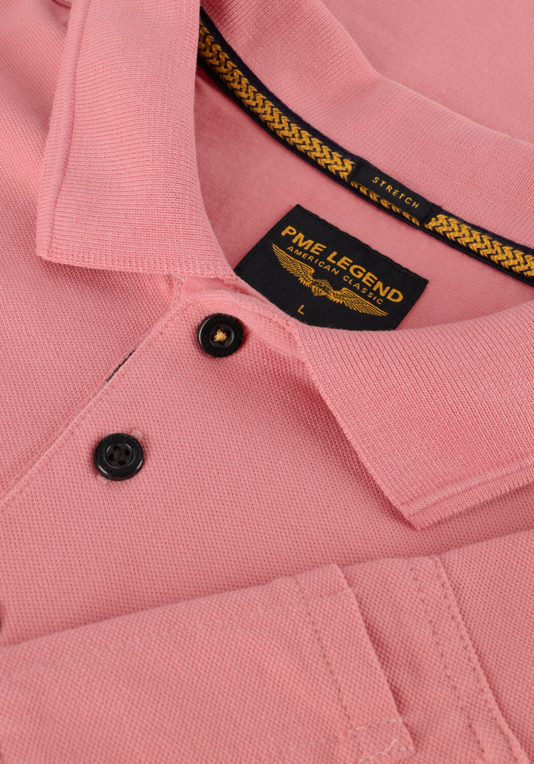 PME LEGEND Polo SHORT SLEEVE POLO TRACKWAY en rose - large