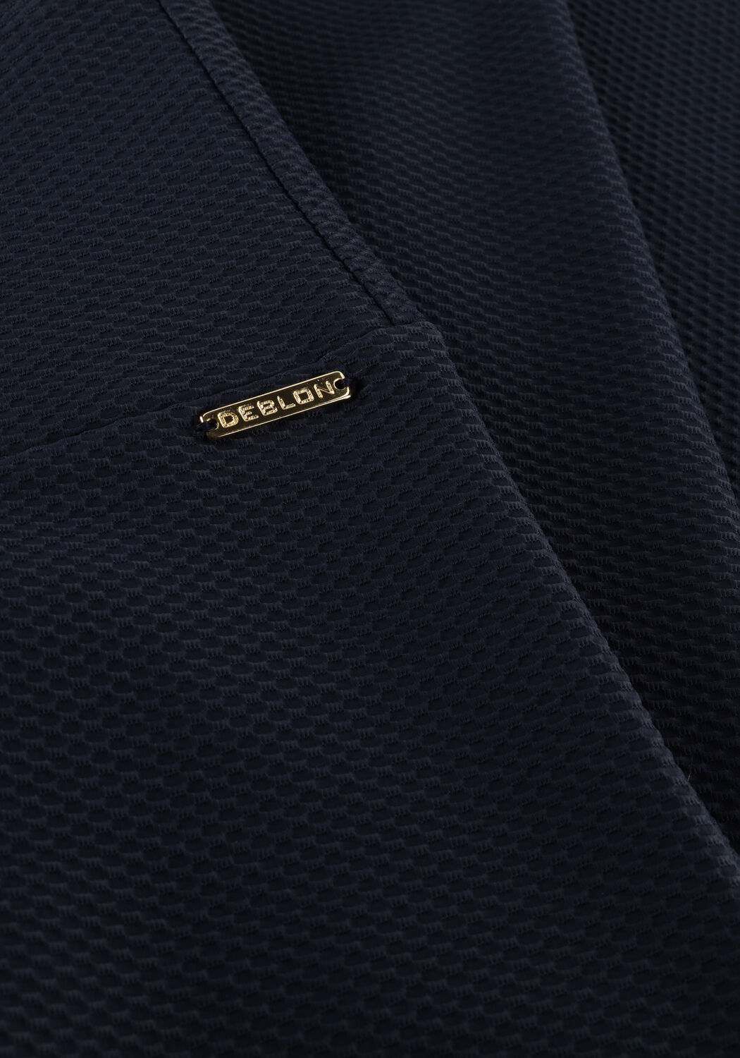 Donkerblauwe DEBLON SPORTS Legging CLASSIC LEGGINGS BEE - large