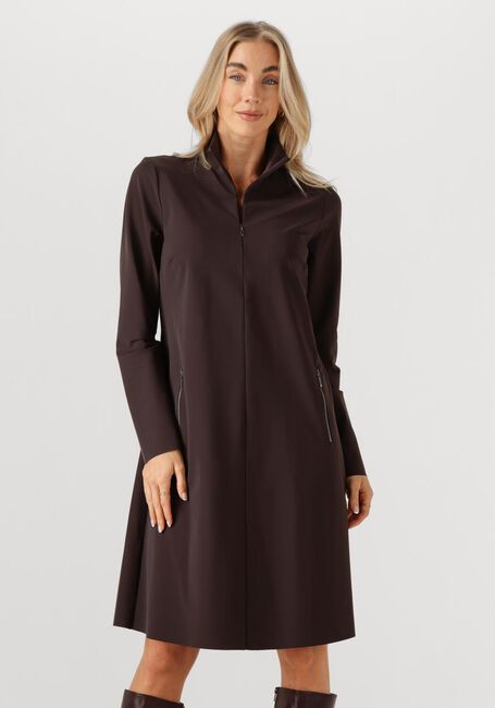 JAPAN TKY Robe midi TAMO en marron - large